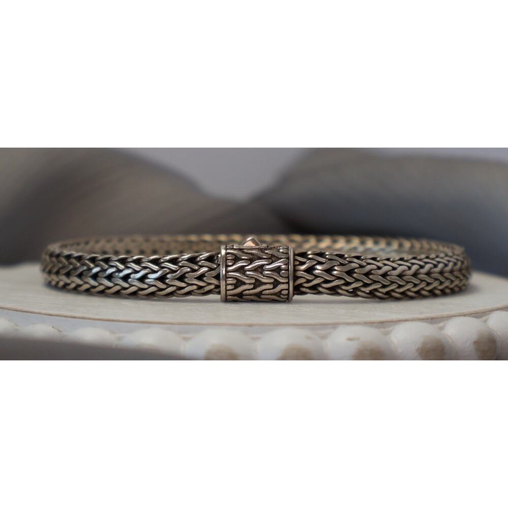 John Hardy Sterling Silver Classic Chain Bracelet 27.13G / 7.5in / 6mm